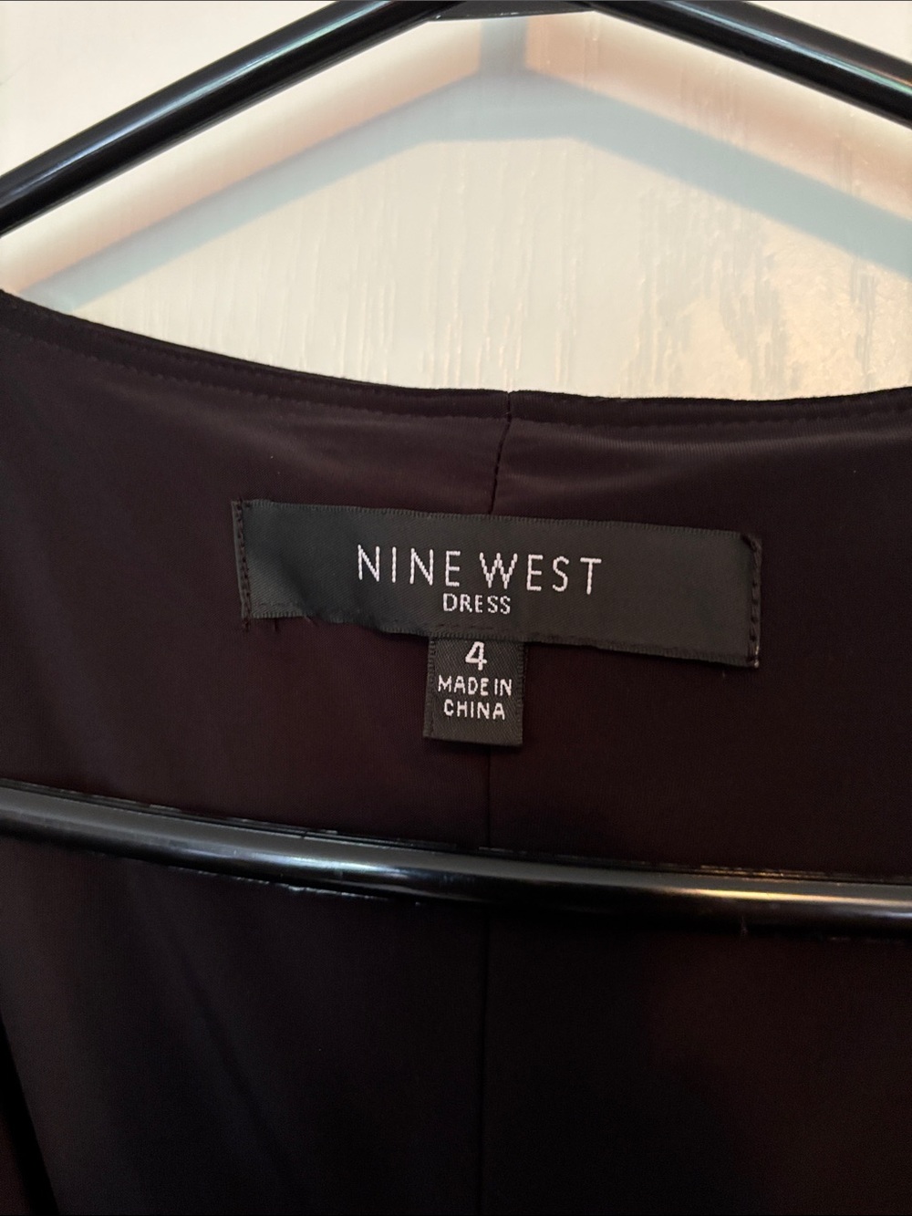 Nine West Black One-Shoulder Draped Evening Dress with Sequin Detail - Picture 2 of 5